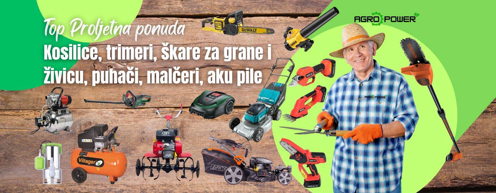 proljetna akcija vrtni alati agropower 2025 34634634643 AgroPower Vrtni alati i strojevi