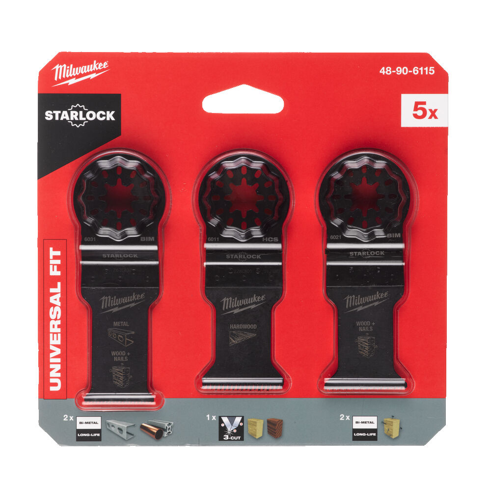 Milwaukee nastavci multitool set 5/1