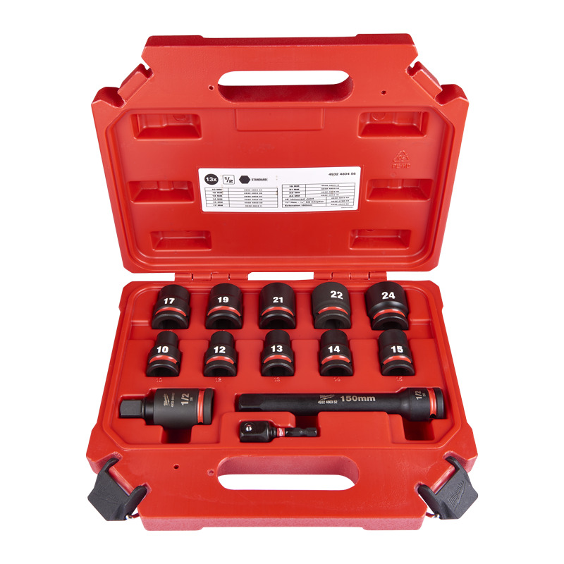 Milwaukee set udarnih nastavaka 1/2" 13 kom