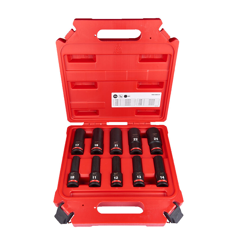 Milwaukee set udarnih nasadnih ključeva 1/2" 10 kom