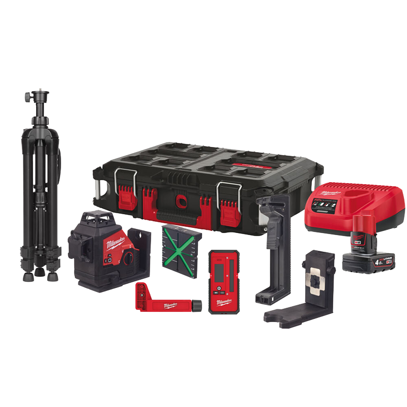 Milwaukee M12 3PLKIT-401P aku laserski nivelir
