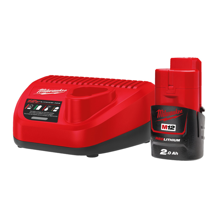 Milwaukee M12NRG-201 set akumulatora s punjačem