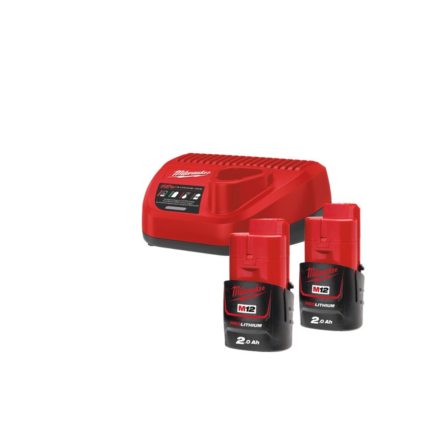 Milwaukee M12NRG-202 set akumulatora s punjačem
