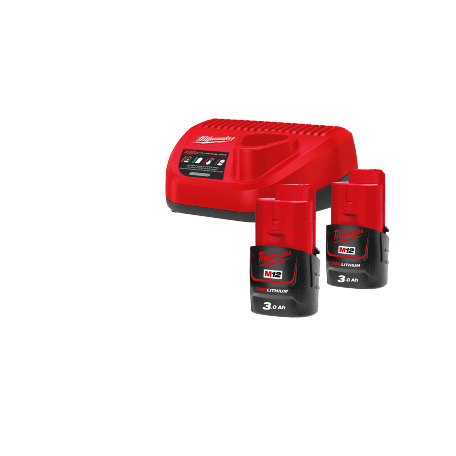 Milwaukee M12NRG-302 set akumulatora s punjačem