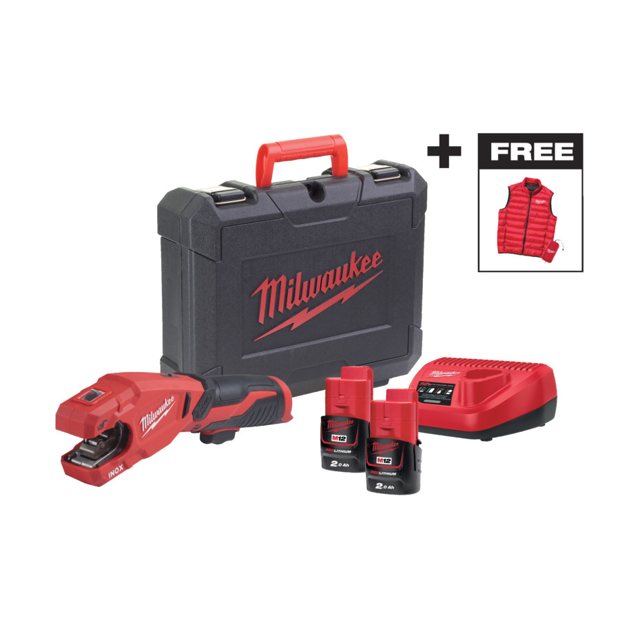 Milwaukee M12PCSSMC-202C akumulatorski rezač cijevi inox
