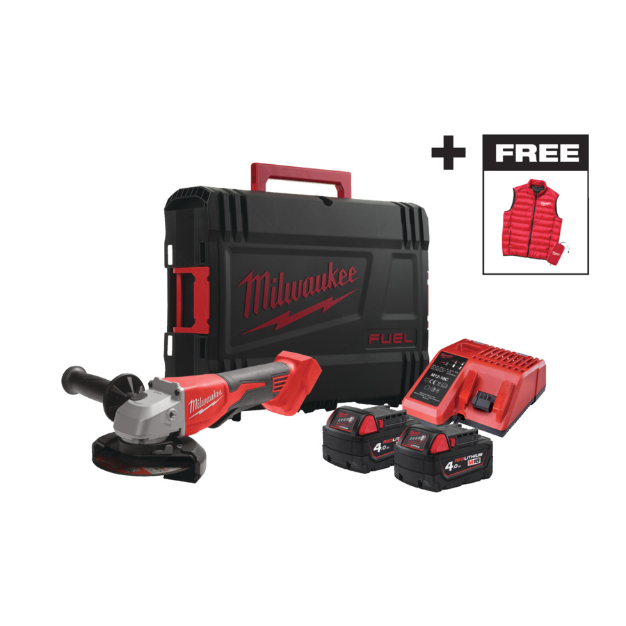 Milwaukee M18BLSAG125XPDMC-402X akumulatorska kutna brusilica
