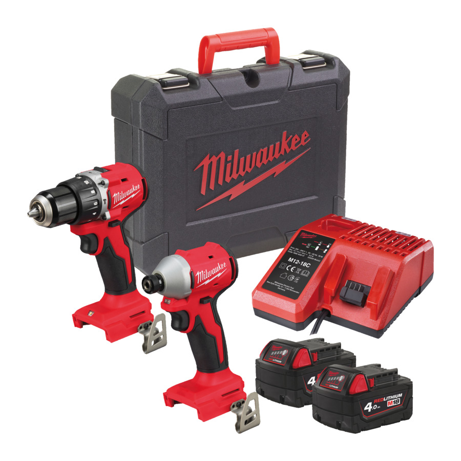 Milwaukee M18CLPP2A-402C akumulatorski komplet alata