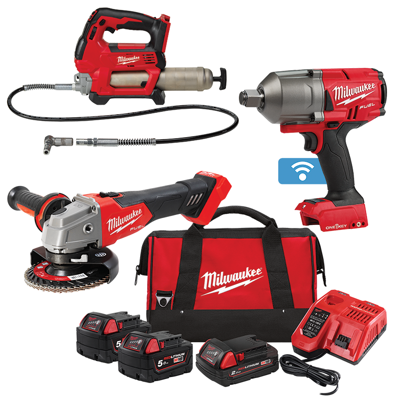 Milwaukee M18FPP3AK-523 akumulatorski komplet alata