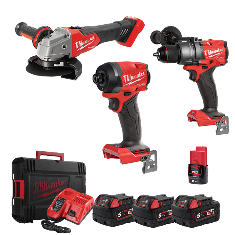 Milwaukee M18FPP3T-503 akumulatorski komplet alata