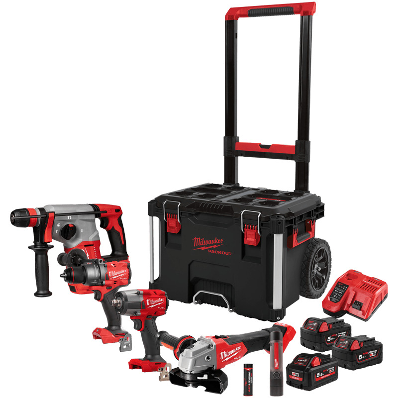 Milwaukee M18FPP4D-555T akumulatorski komplet alata
