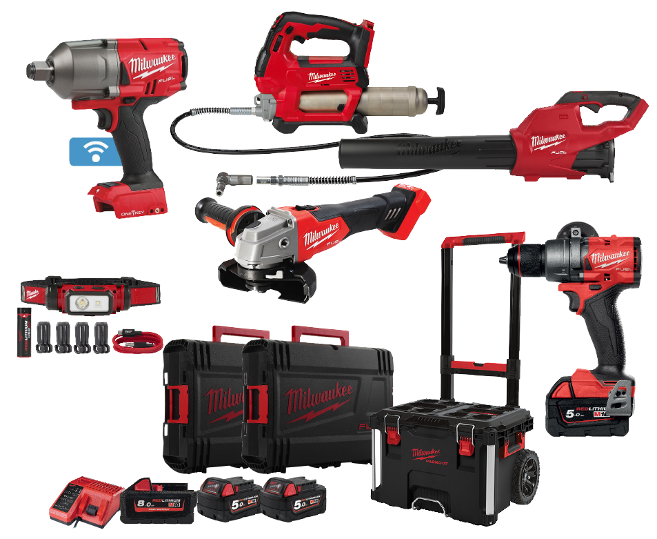 Milwaukee M18FPP5P-853 akumulatorski komplet alata