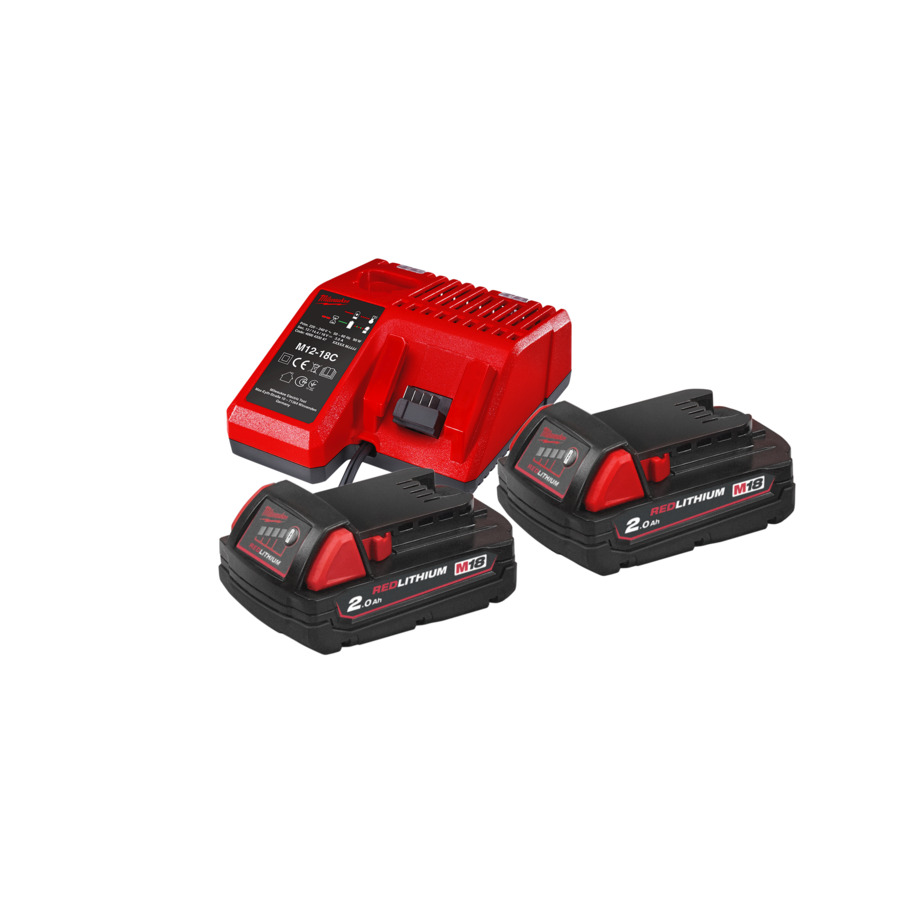 Milwaukee M18NRG-202 set akumulatora s punjačem