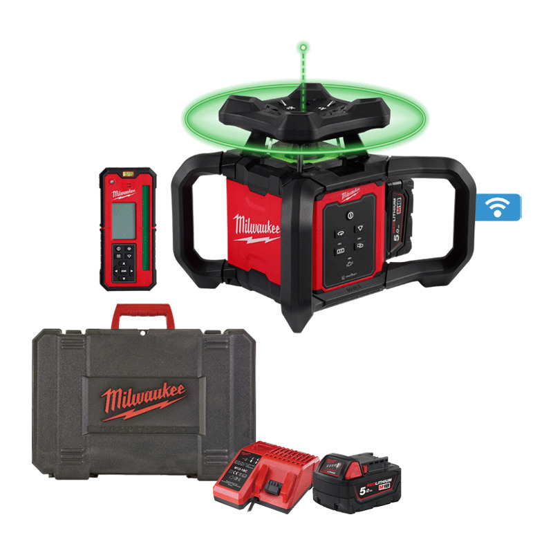 Milwaukee M18RLOHVG300-501C akumulatorski rotacijski laser