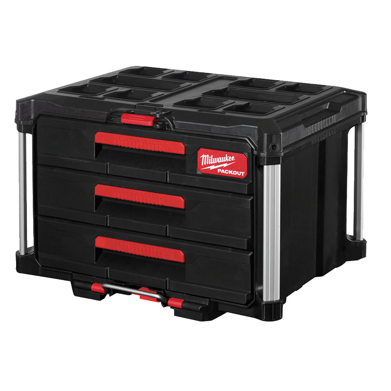 Milwaukee PACKOUT kutija s tri ladice