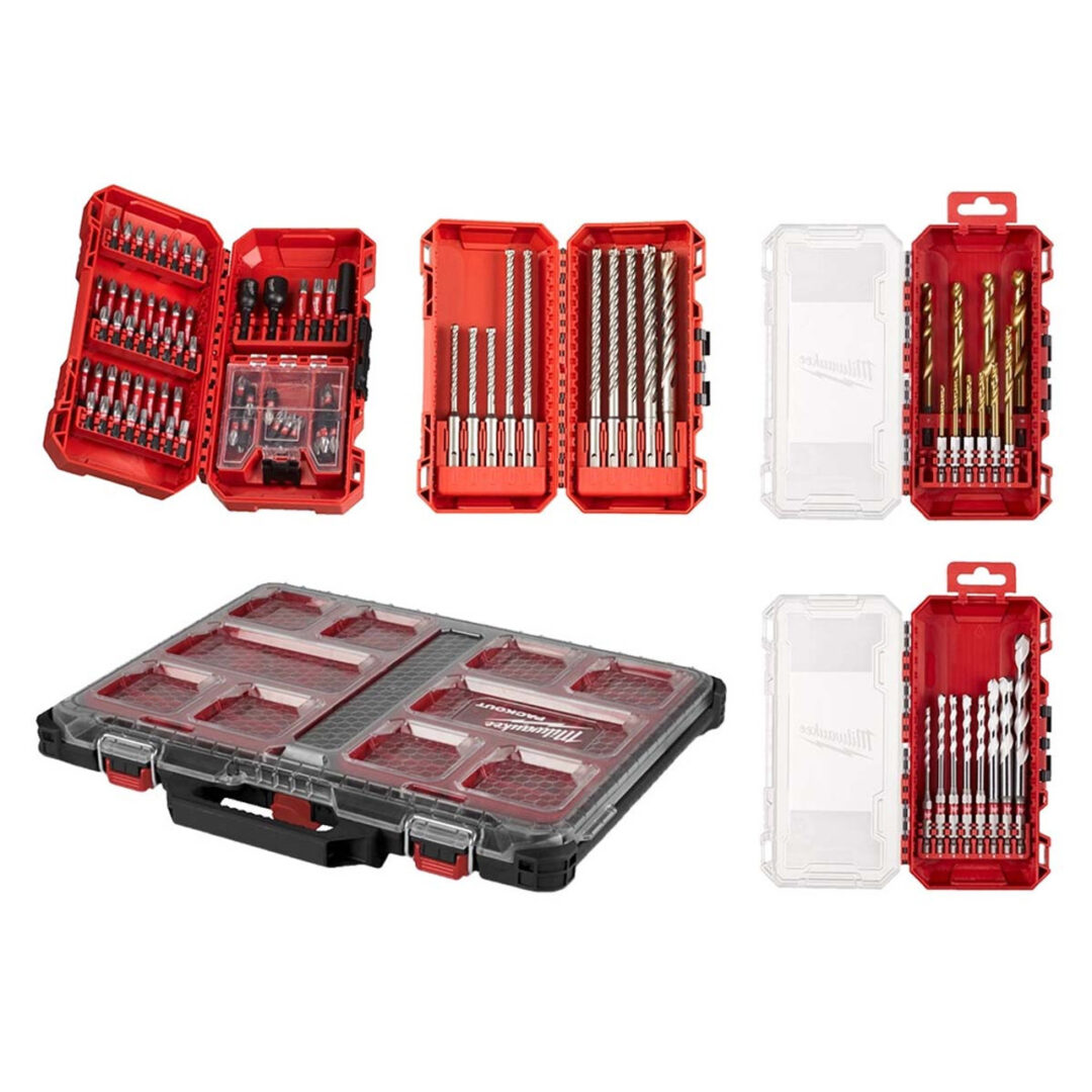Milwaukee PACKOUT set svrdala i bitova 98kom