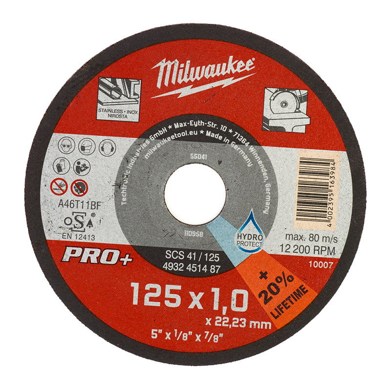 Milwaukee REZNA PLOČA ZA METAL PRO+ SCS41 125X1MM