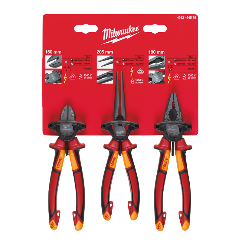 Milwaukee VDE KLIJEŠTA SET- 3KOM 4932464575