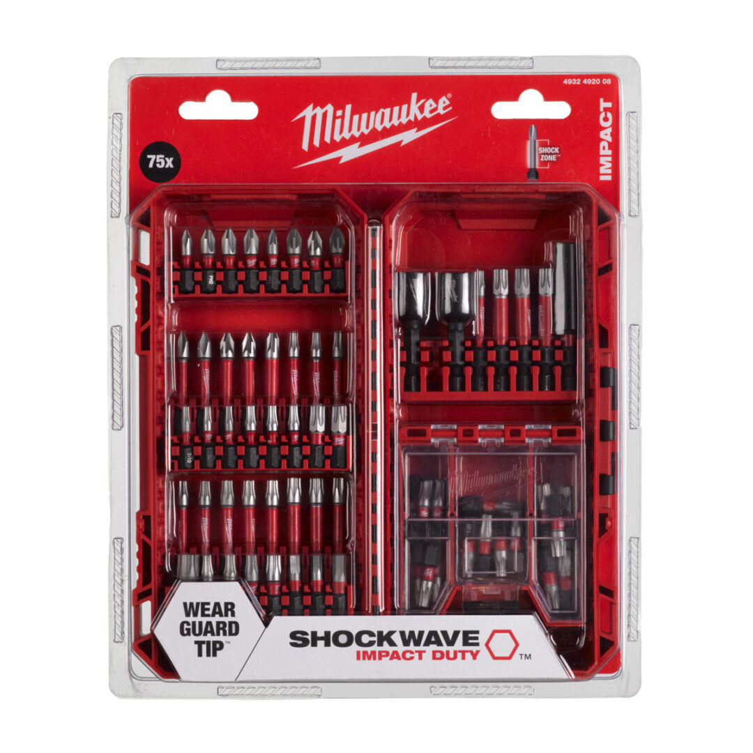 Milwaukee bit nastavci Shockwave 75kom