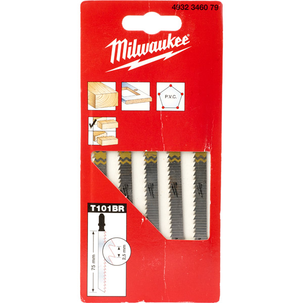 Milwaukee list ubodne pile drvo kontra rez 75x2.5 5 kom