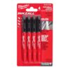 Milwaukee set markera crni tanki 0.6mm