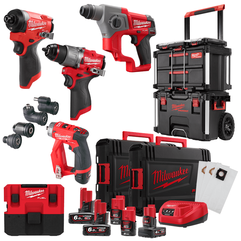 Milwaukee M12 FPP5S-562P akumulatorski komplet alata