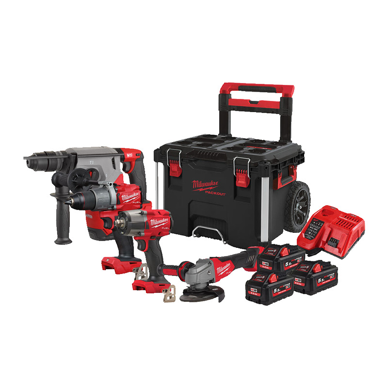 Milwaukee M18 FPP4A2-55P akumulatorski kompleta alata
