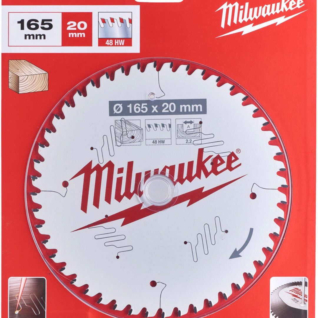 Milwaukee ciruklarna pila za drvo 160x00x2.2x48z
