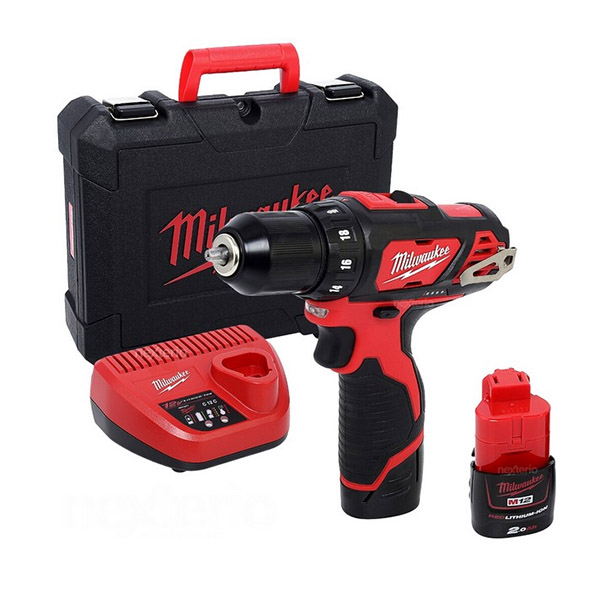 Milwaukee M12BDD-202C akumulatorska bušilica